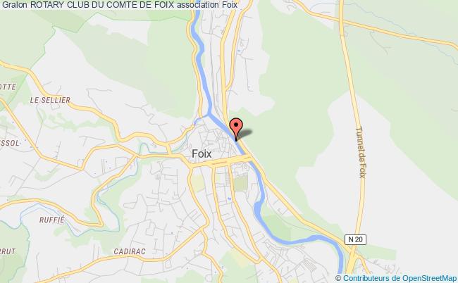 plan association Rotary Club Du Comte De Foix Foix