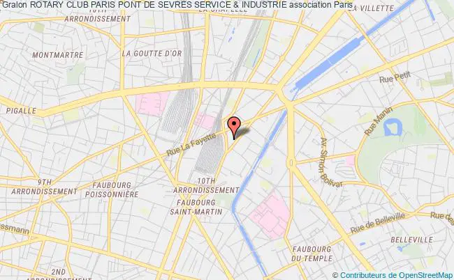 plan association Rotary Club Paris Pont De Sevres Service & Industrie Paris