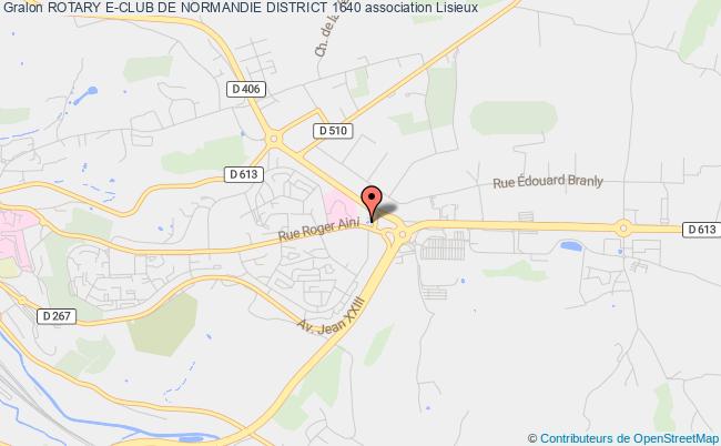 plan association Rotary E-club De Normandie District 1640 