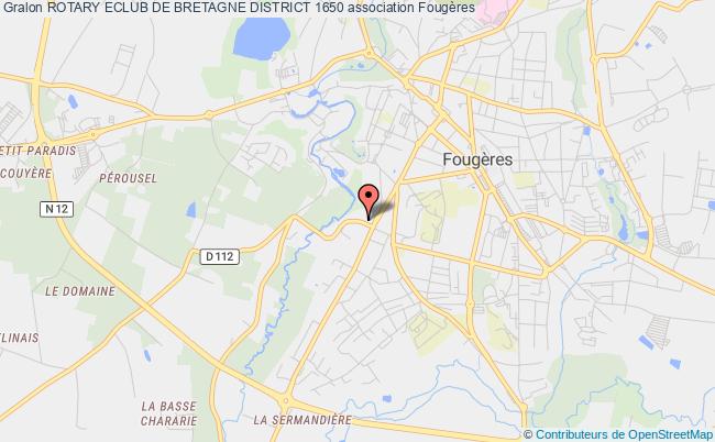 plan association Rotary Eclub De Bretagne District 1650 Fougères