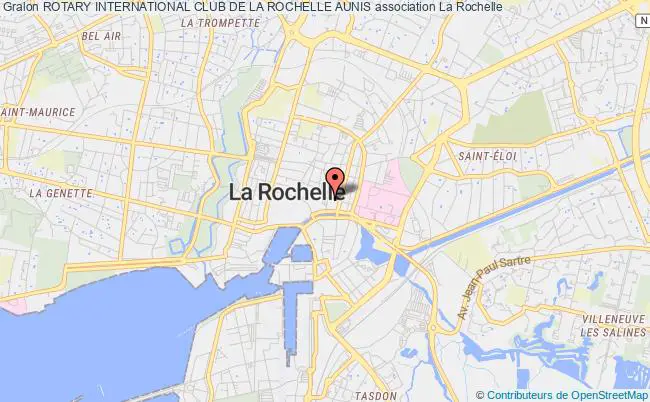 plan association Rotary International Club De La Rochelle Aunis Rochelle