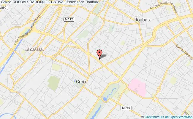 plan association Roubaix Baroque Festival Roubaix