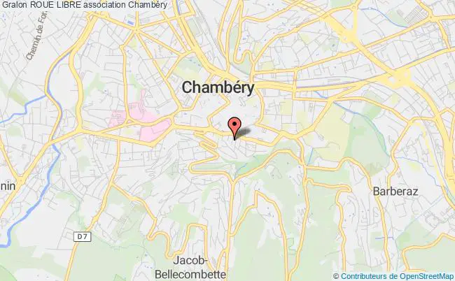 plan association Roue Libre Chambéry