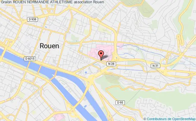 plan association Rouen Normandie Athletisme Rouen