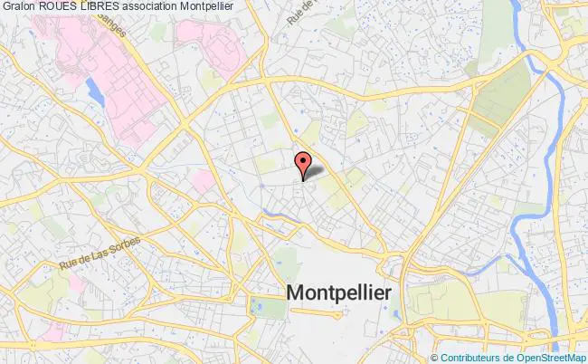 plan association Roues Libres Montpellier