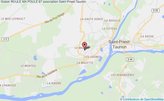 plan association Roule Ma Poule 87 Saint-Priest-Taurion