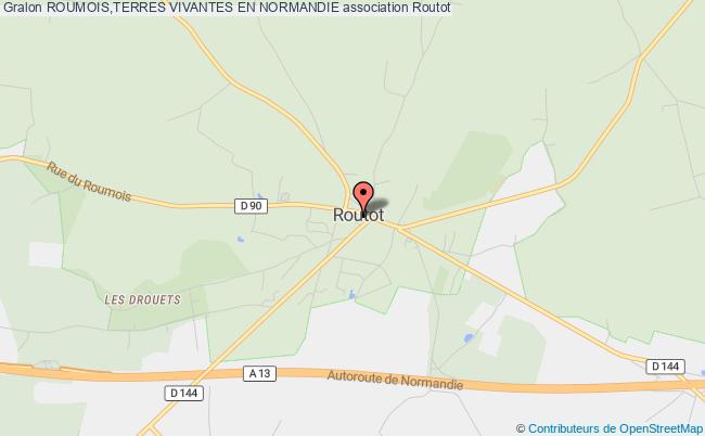 plan association Roumois,terres Vivantes En Normandie Routot