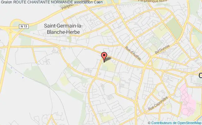plan association Route Chantante Normande Caen cedex 4