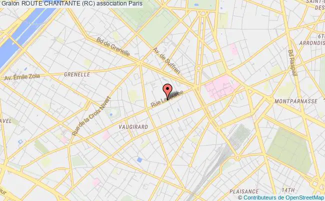 plan association Route Chantante (rc) PARIS