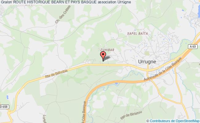 plan association Route Historique Bearn Et Pays Basque Urrugne