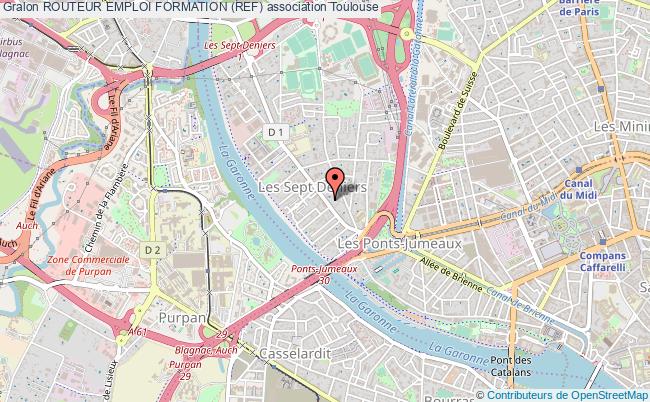 plan association Routeur Emploi Formation (ref) Toulouse