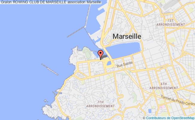 plan association Rowing Club De Marseille Marseille