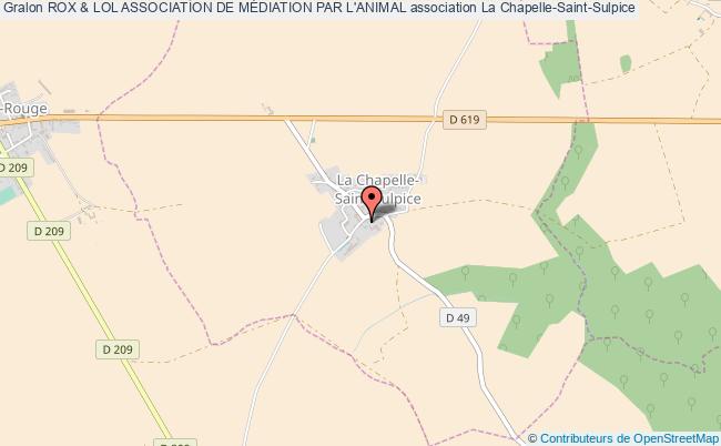 plan association Rox & Lol Association De MÉdiation Par L'animal La    Chapelle-Saint-Sulpice