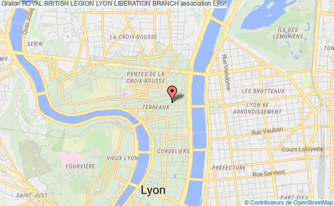 plan association Royal British Legion Lyon Liberation Branch Lyon