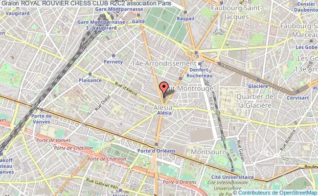 plan association Royal Rouvier Chess Club R2c2 Paris