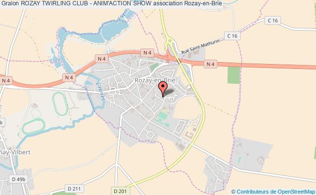 plan association Rozay Twirling Club - Anim'action Show Rozay-en-Brie