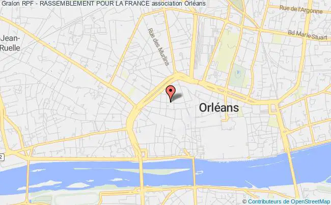plan association Rpf - Rassemblement Pour La France Orléans