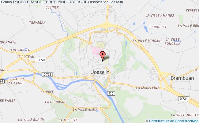 plan association Rscds Branche Bretonne (rscds-bb) Josselin