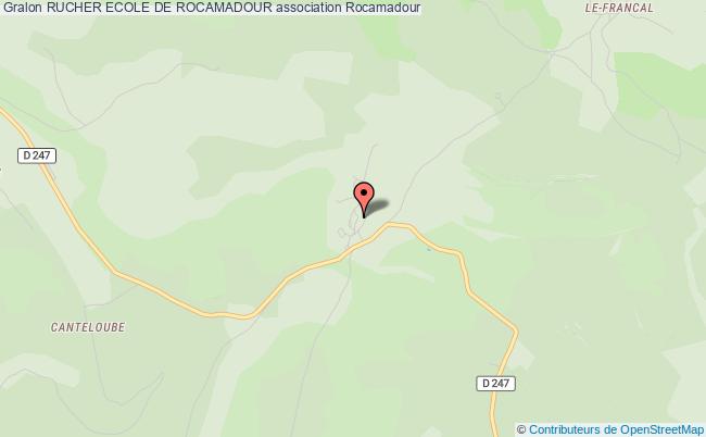 plan association Rucher Ecole De Rocamadour Rocamadour