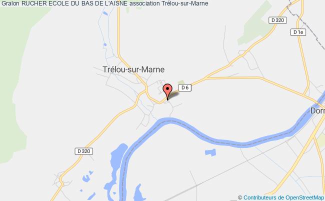 plan association Rucher Ecole Du Bas De L'aisne Trélou-sur-Marne