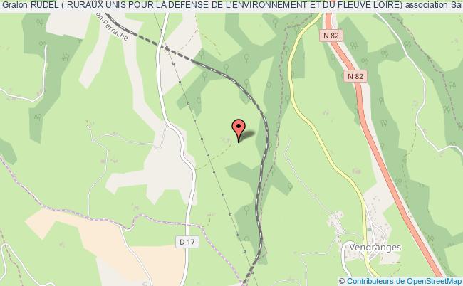 plan association Rudel ( Ruraux Unis Pour La Defense De L'environnement Et Du Fleuve Loire) Saint Cyr de Favières