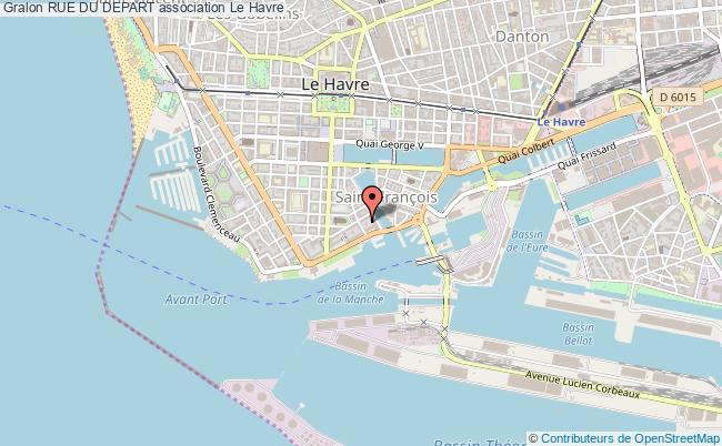 plan association Rue Du Depart Le    Havre