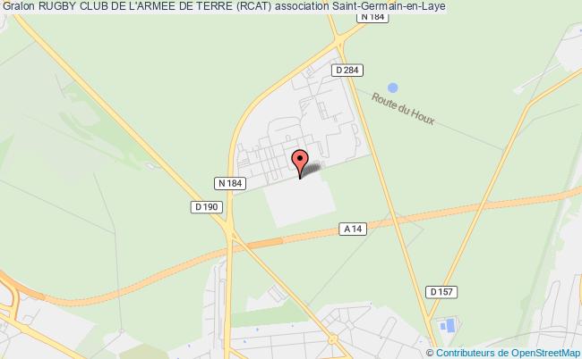 plan association Rugby Club De L'armee De Terre (rcat) Saint-Germain-en-Laye