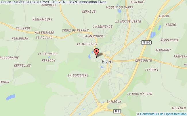 plan association Rugby Club Du Pays D'elven - Rcpe Elven