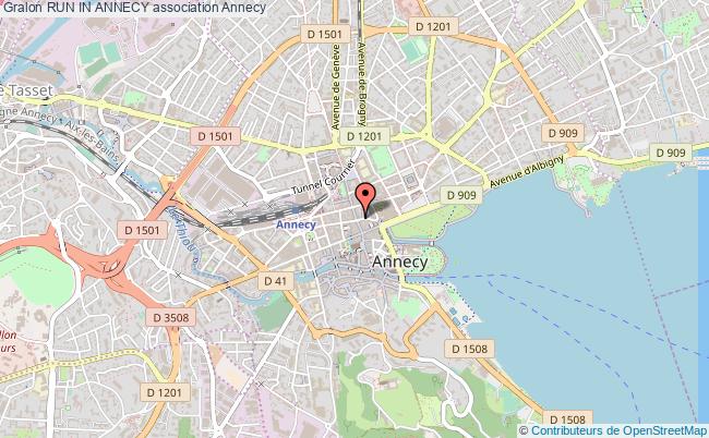 plan association Run In Annecy Annecy