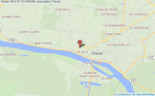 plan association Run In Touraine Chinon