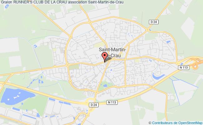 plan association Runner's Club De La Crau Saint-Martin-de-Crau