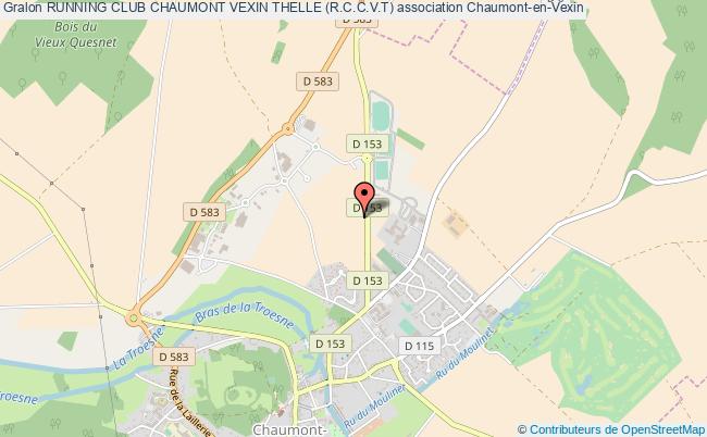 plan association Running Club Chaumont Vexin Thelle (r.c.c.v.t) Chaumont-en-Vexin