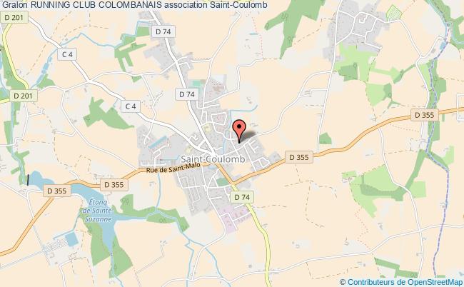 plan association Running Club Colombanais Saint-Coulomb