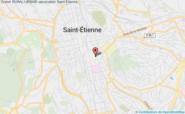 plan association Rural/urbain Saint-Étienne