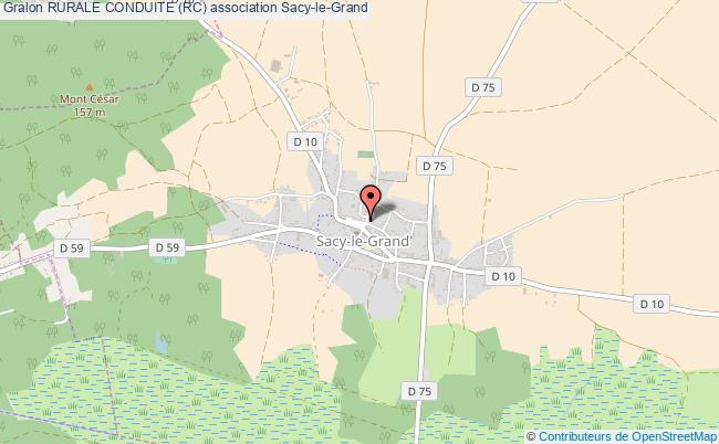 plan association Rurale Conduite (rc) Sacy-le-Grand