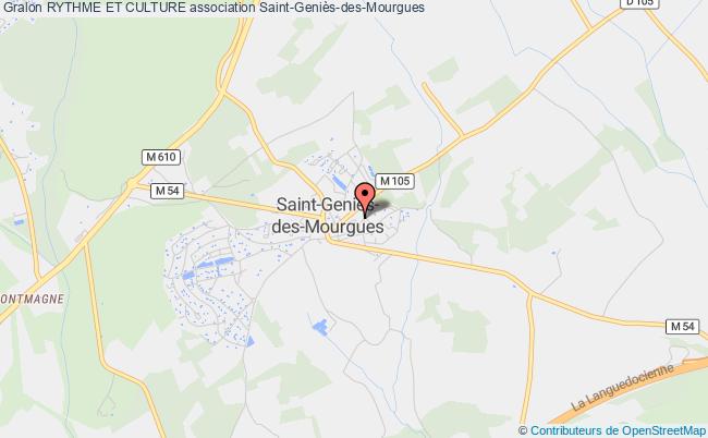 plan association Rythme Et Culture Saint-Geniès-des-Mourgues