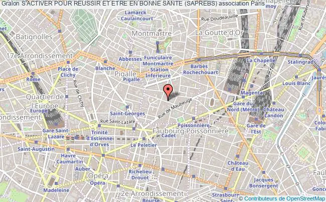plan association S'activer Pour Reussir Et Etre En Bonne Sante (saprebs) Paris