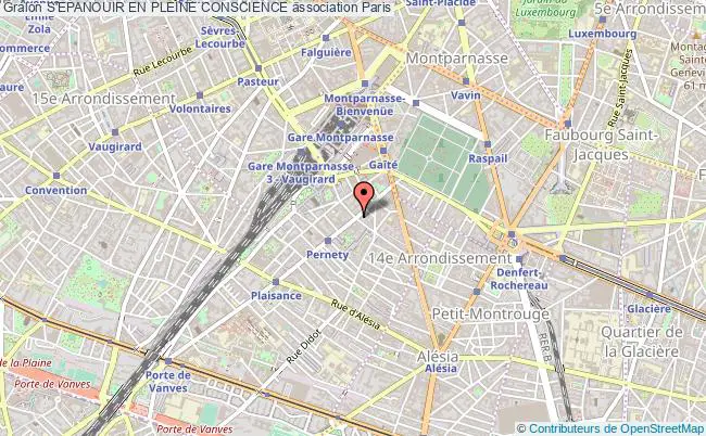 plan association S'epanouir En Pleine Conscience Paris