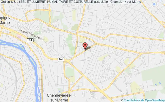 plan association S & L (sel Et Lumiere) Humanitaire Et Culturelle Champigny-sur-Marne