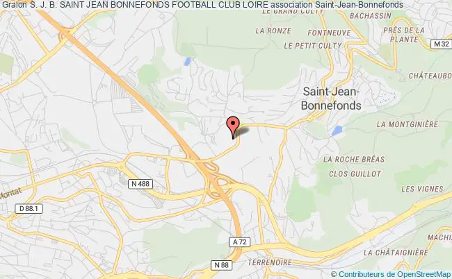 plan association S. J. B. Saint Jean Bonnefonds Football Club Loire Saint-Jean-Bonnefonds