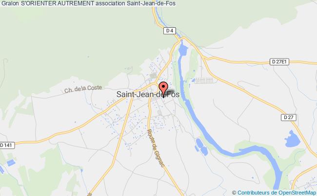 plan association S'orienter Autrement Saint-Jean-de-Fos
