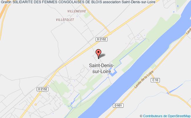 plan association S0lidarite Des Femmes Congolaises De Blois Saint-Denis-sur-Loire