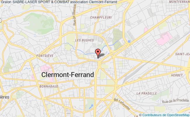 plan association Sabre-laser Sport & Combat Clermont-Ferrand