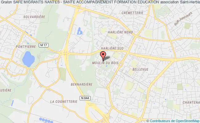 plan association Safe Migrants Nantes - Sante Accompagnement Formation Education Saint-Herblain