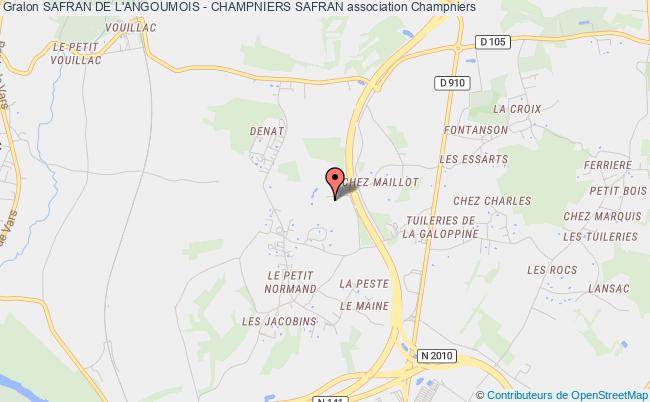 plan association Safran De L'angoumois - Champniers Safran Champniers
