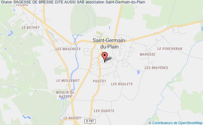 plan association Sagesse De Bresse Dite Aussi Sab Saint-Germain-du-Plain