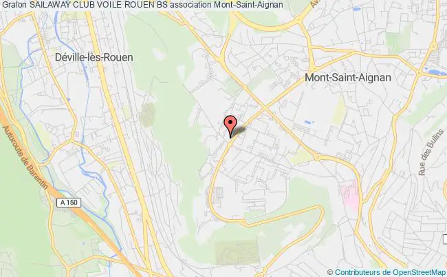 plan association Sailaway Club Voile Rouen Bs Mont-Saint-Aignan