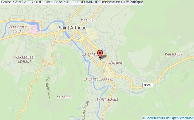 plan association Saint Affrique, Calligraphie Et Enluminure Saint-Affrique