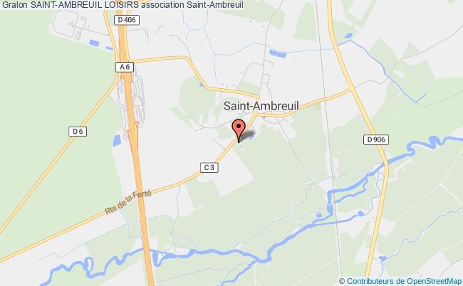 plan association Saint-ambreuil Loisirs Saint-Ambreuil