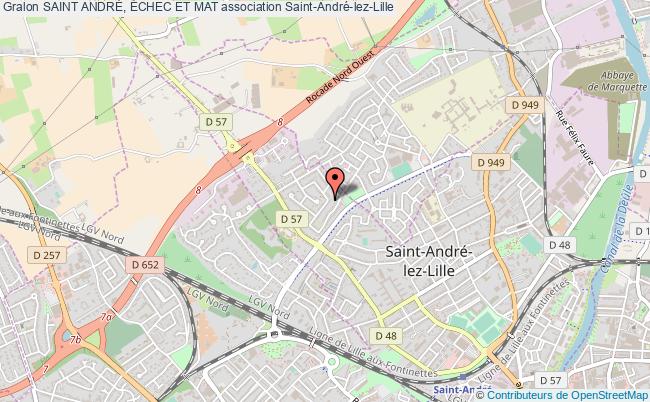 plan association Saint AndrÉ, Échec Et Mat Saint-André-lez-Lille